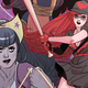 Wonder Woman and Batwoman on the cover of Bombshells: United’s last chapter.